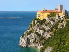 Una veduta del castello di Duino