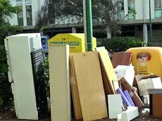 Rifiuti abbandonati a Mestre