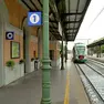 Il binario 1 della stazione ferroviaria di San Donà