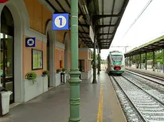 Il binario 1 della stazione ferroviaria di San Donà