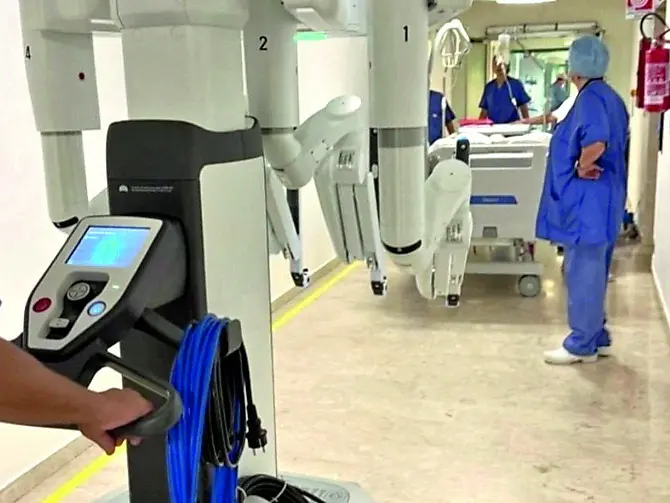 Due sono i robot chirurgici a disposizione dell'Azienda sanitaria