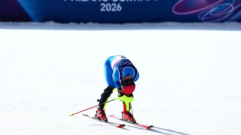 La delusione di Vinatzer al traguardo