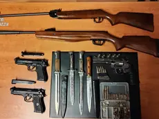 Armi e munizioni sequestrate