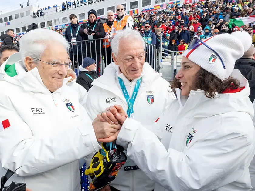 Il presidente Mattarella si congratula con Federica Brignone