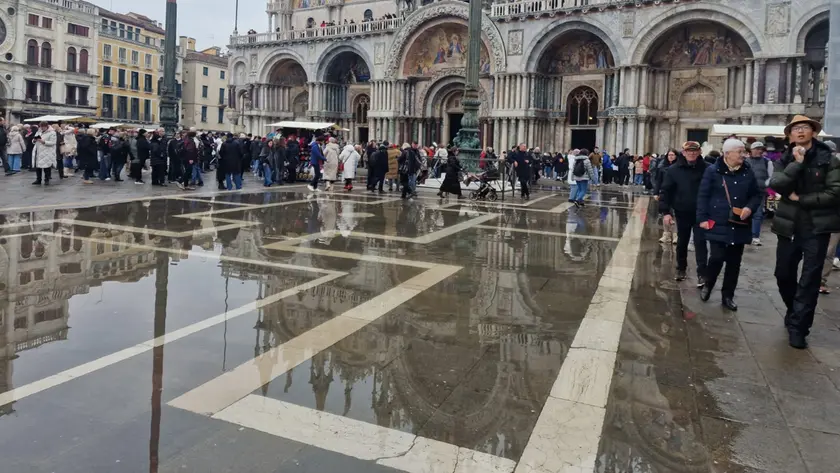 Acqua alta a San Marco