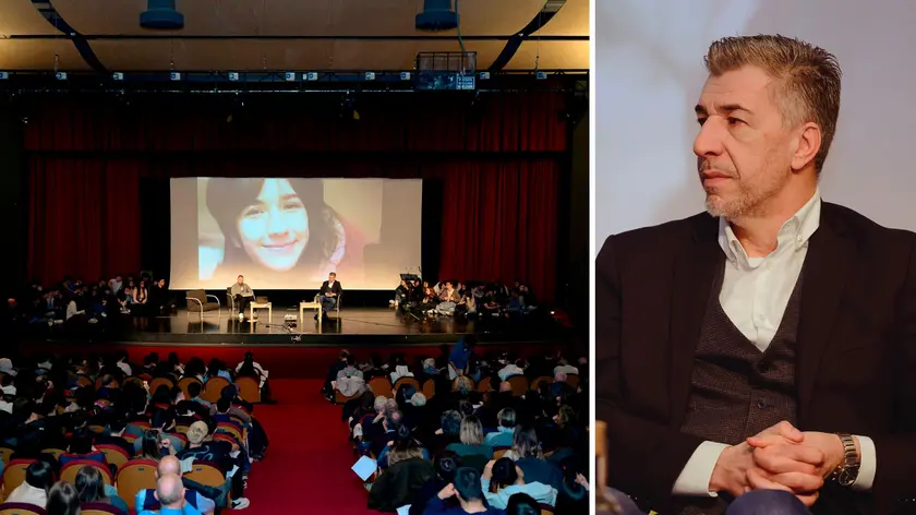 L'Auditorium Concordia di Pordenone gremito per l'incontro con Gino Cecchettin