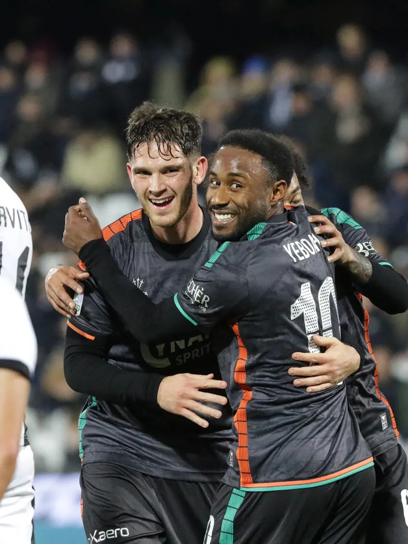 Il Venezia espugna il Manuzzi. Foto editoriale report