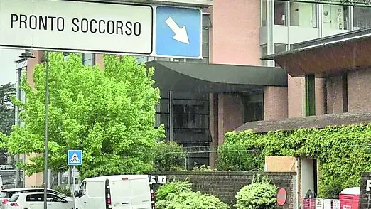 L'ospedale di San Daniele, dove il 37enne ha cercato un posto per dormire ©Foto Petrussi