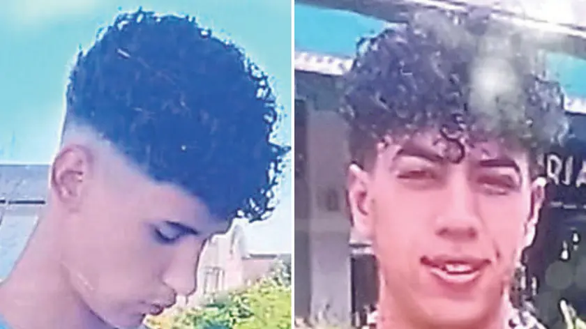 A sinistra, Badr Rouaji, a destra Taha Bennani