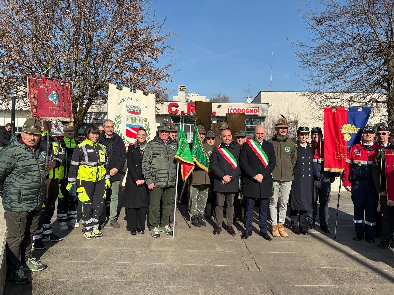 La cerimonia a Codogno