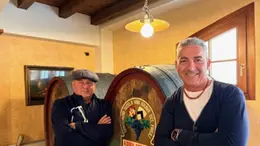 Massimo Olivella, a sinistra, ed Edi Marizza, il suo socio in Italia