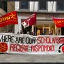 La protesta degli studenti universitari a Venezia