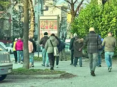 Tensione anche in via Cici, dove sono stati segnalati movimenti di persone sospette FOTO pòrcile
