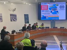 Il sindaco Maurutto alla presentazione del nuovo piano di protezione civile