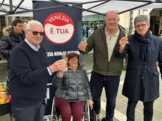 Ugo Bergamo, Sandra Truccolo, Daniele Scarpa e Andrea Martella