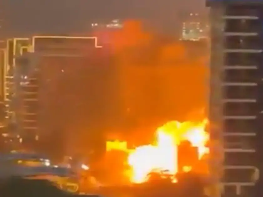 Esplosione in centro a Dubai