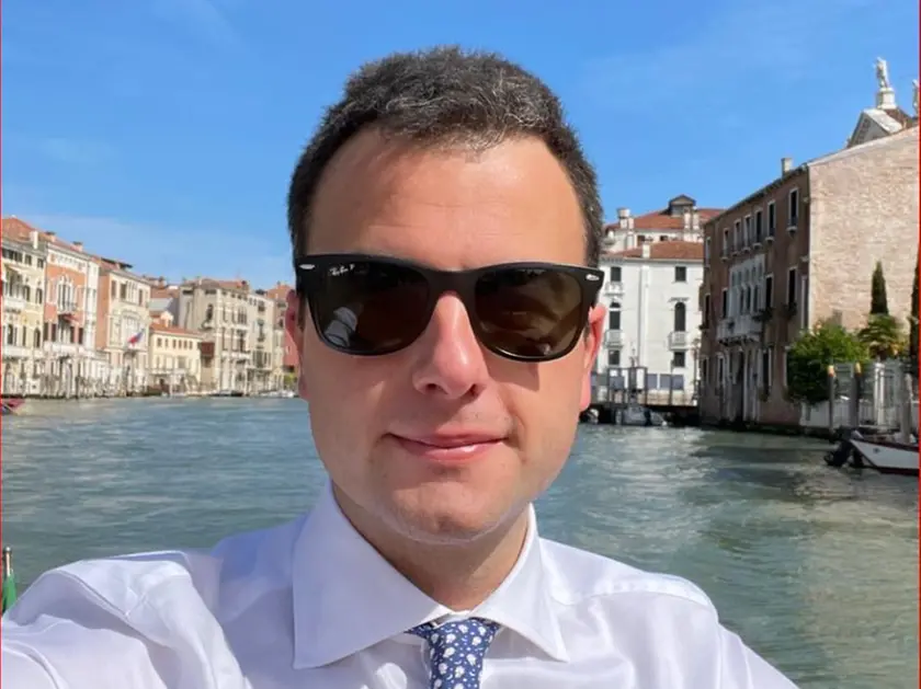 Simone Venturini, candidato del centrodestra a Venezia