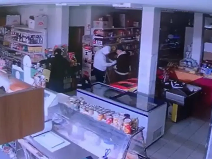 Una delle rapine messe a segno dalla banda dei giostrai