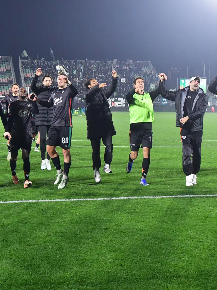 Il Venezia si gode il poker rifilato all'Avellino davanti a un Penzo stracolmo (ph Interpress)