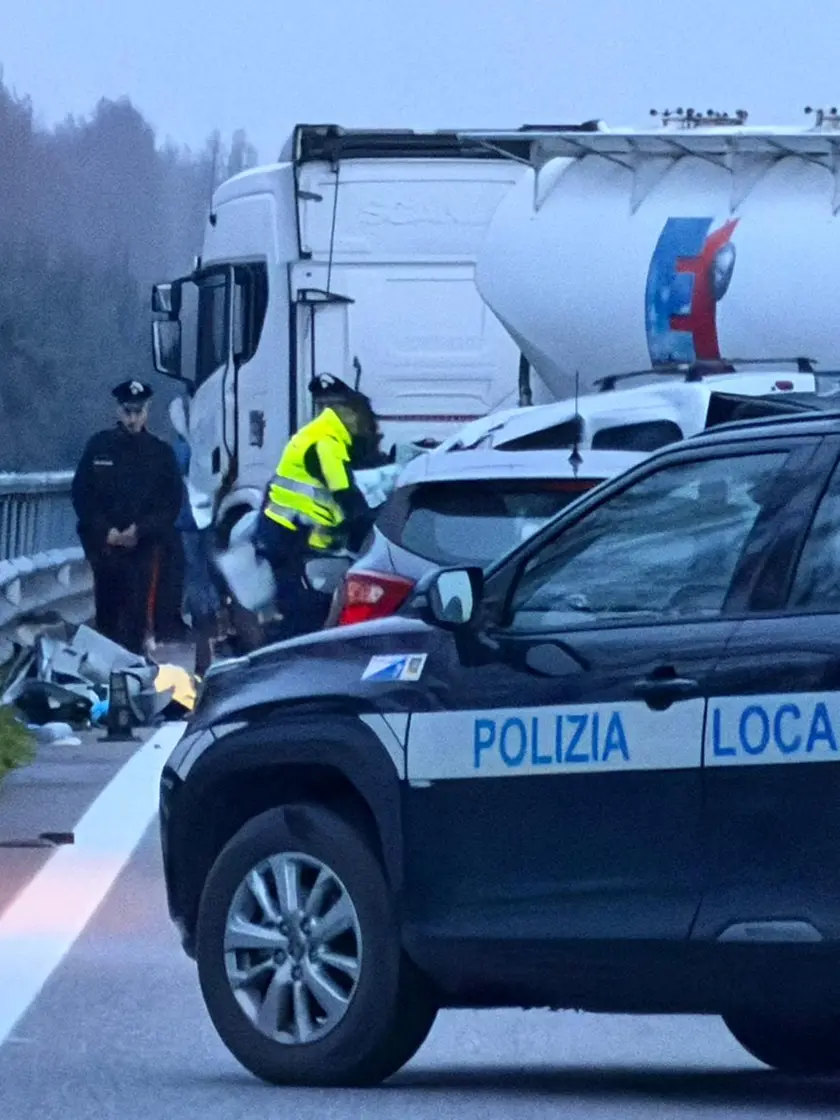 Il luogo dello schianto. FOTO PÒRCILE