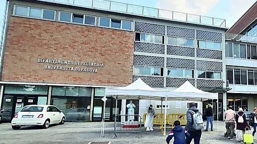 La Pediatria dellAzienda ospedaliera dove c’era stato il ricovero