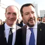 Luca Zaia con Matteo Salvini