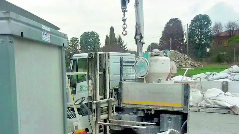 Il cantiere in cui il 54enne perse la vita a Loria otto anni fa