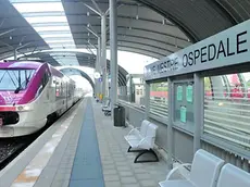 La stazione dei treni di Mestre ospedale