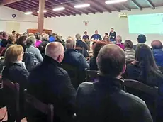 L’incontro in cui è stato illustrato il progetto del nuovo allevamento di polli