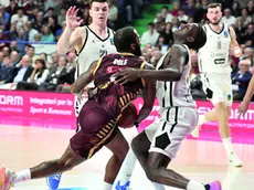 Un tentativo di penetrazione di Cole (foto Pòrcile)