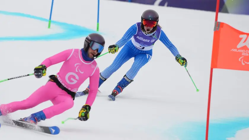 Chiara Mazzel in coppia con la storica guida Fabrizio Casal