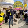 Venturini con il logo con cui correrà alle comunali