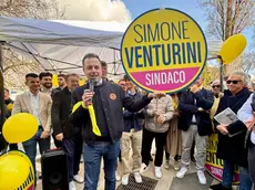 Venturini con il logo con cui correrà alle comunali
