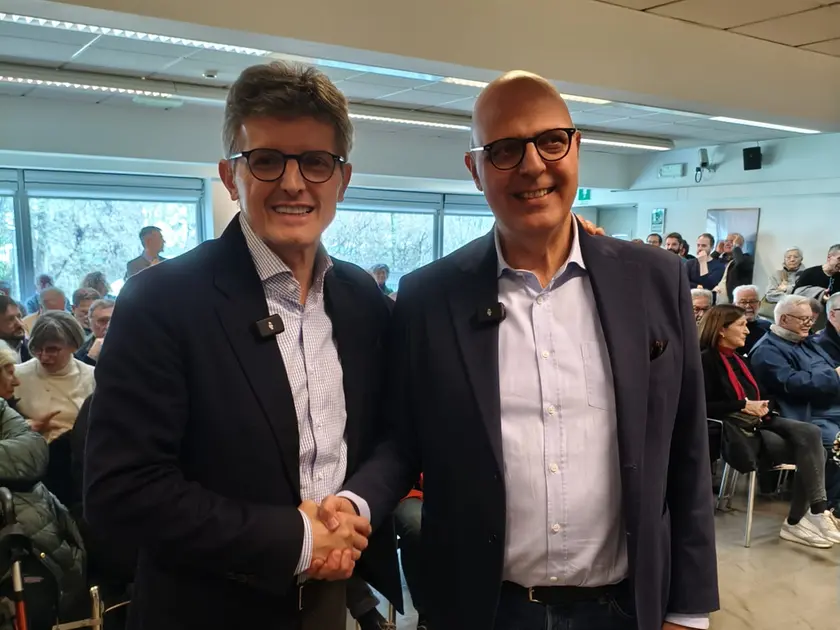 Andrea Martella con Nicola Pellicani