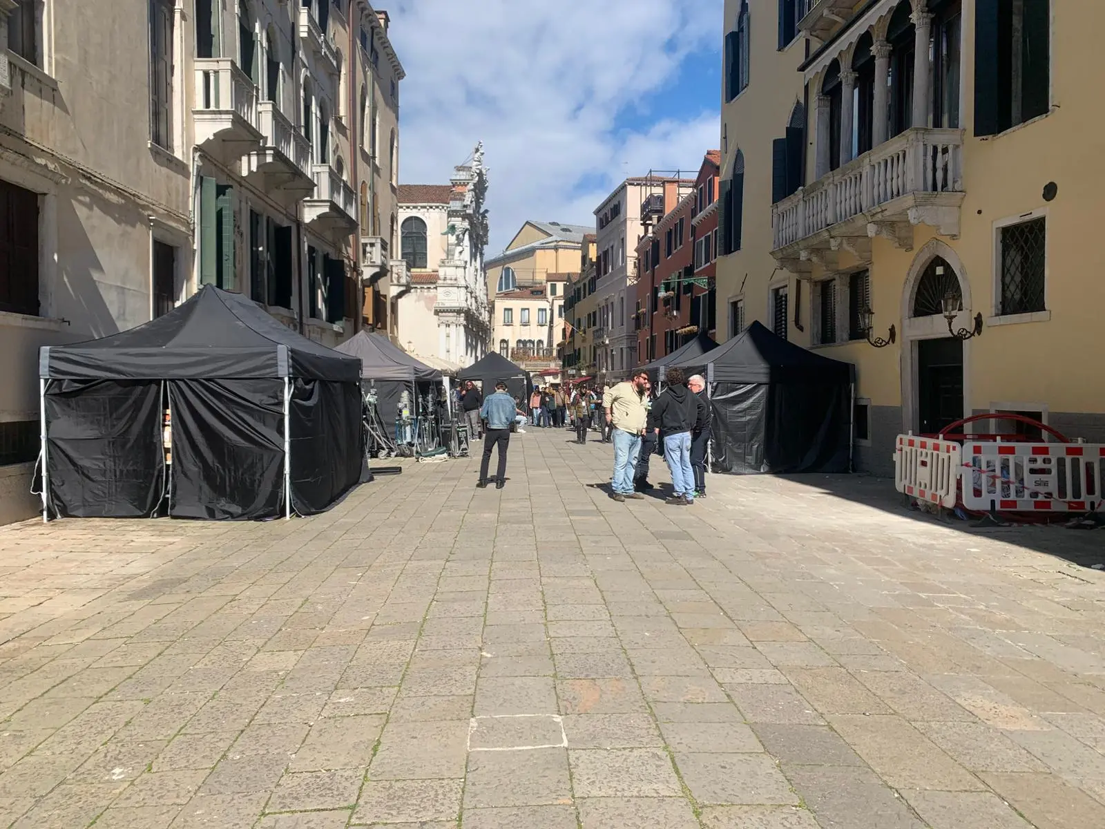 Le riprese della sere The Studio