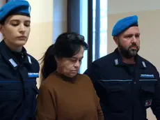 L’indagata: Olena Stasiuk, 55 anni, in tribunale per l’interrogatorio (foto Lasorte)