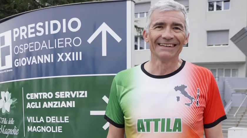 Attilio Moregola, 59 anni, è pronto a correre ai mondiali di 48 ore su strada