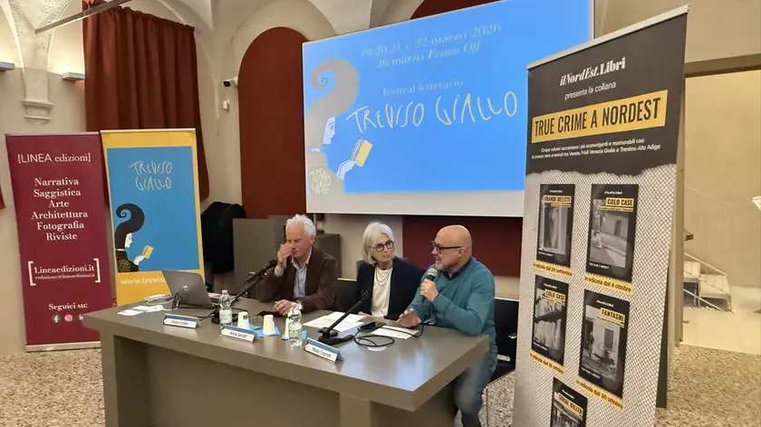 Da sinistra Ervas, Sandri e Cagnan al Museo Bailo