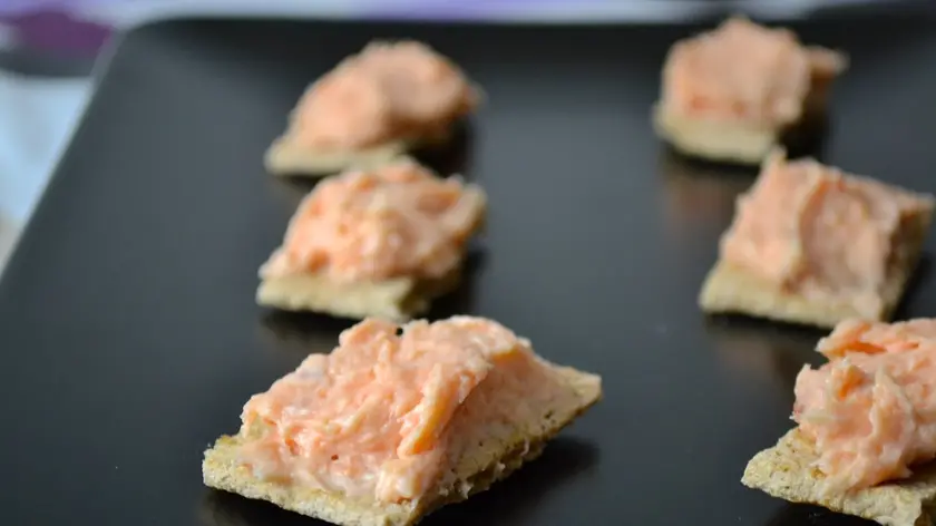 Una mousse di salmone