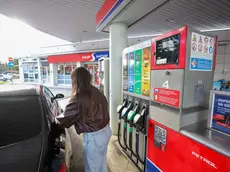 Un distributore di carburanti in Slovenia (foto Tibaldi)