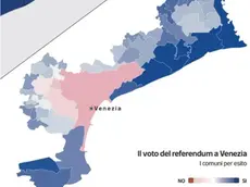 La geografia del voto a Venezia dopo il referendum