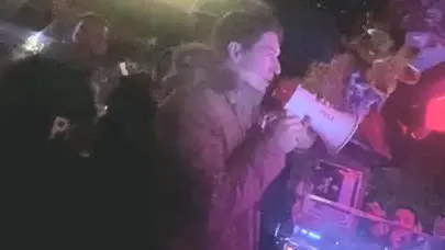 Il blitz durante la serata