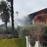 La casa andata a fuoco a San Stino