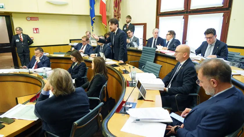 Il presidente della Regione Alberto Stefani