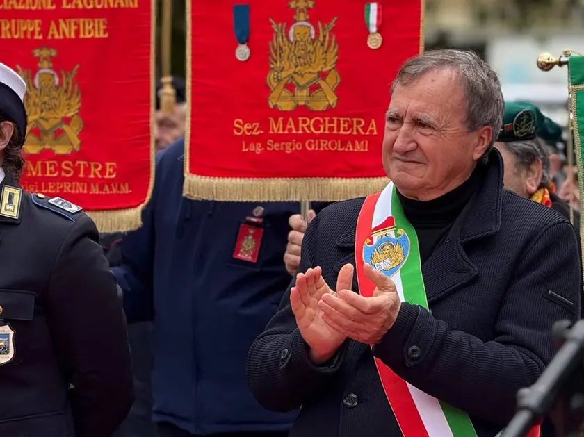 Il sindaco di Venezia Luigi Brugnaro