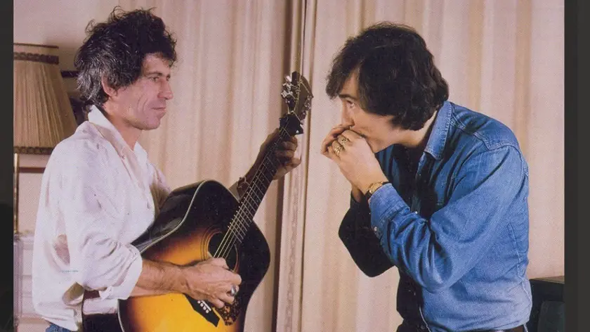 Guido Toffoletti con Keith Richards