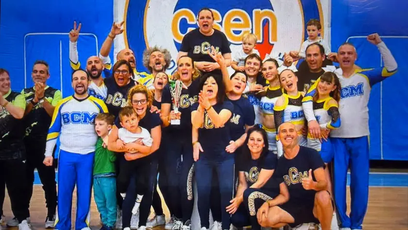 Bcm Cheerleaders vincitrici di quattro ori ai campionati italiani