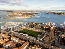 Lo stadio Pierluigi Penzo nell’isola di Sant’Elena: è stato inaugurato nel 1913