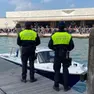 Gli agenti della polizia locale di Venezia