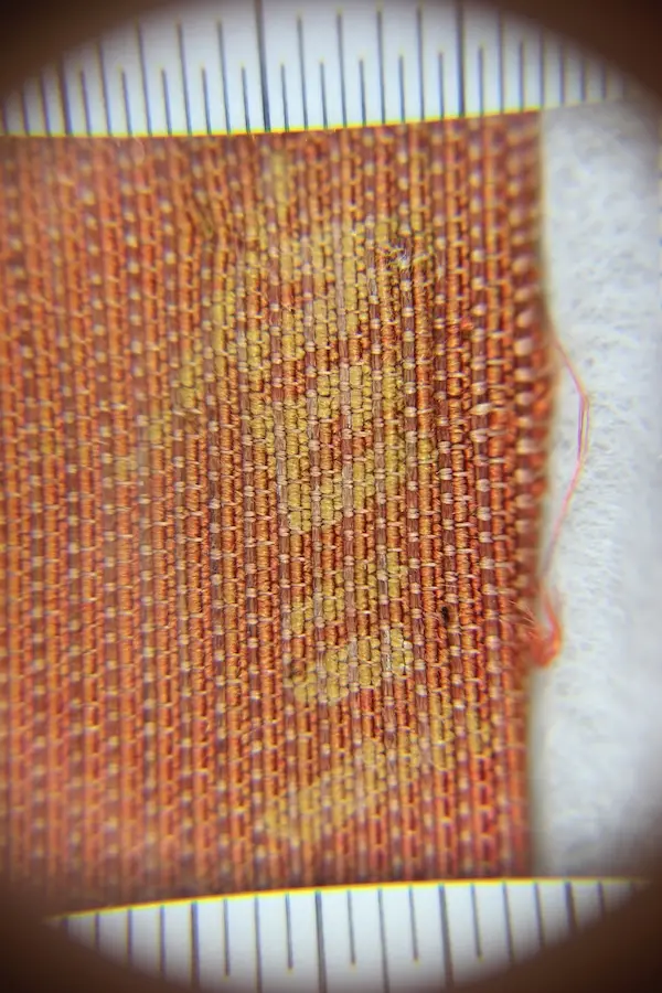 La tramatura del tappeto